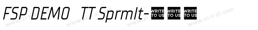 FSP DEMO   TT Sprmlt字体转换